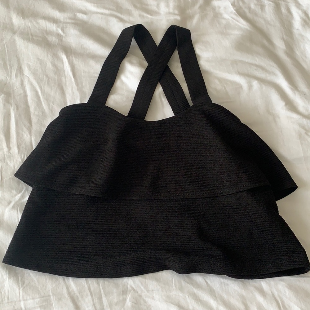 Black tank top
